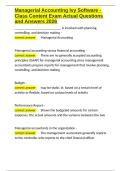 Managerial Accounting Ivy Software - Class Content Exam Actual Questions and Answers 2026&period;docx