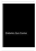 Diabetes Quiz Evolve