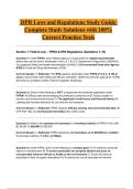 DPR Laws and Regulations Study Guide&colon; Complete Study Solutions with 100&percnt; Correct Practice Tests