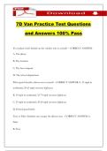 7D Van Practice Test Questions and Answers 100&percnt; Pass