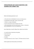 STRAIGHTERLINE A&P II QUIZ 8 QUESTIONS  AND ANSWERS 100&percnt; CORRECT 2025