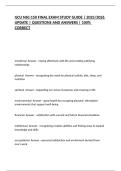 GCU NSC-150 FINAL EXAM STUDY GUIDE &vert; 2025&sol;2026 UPDATE &vert; QUESTIONS AND ANSWERS &vert; 100&percnt; CORRECT
