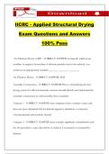 IICRC - Applied Structural Drying Exam Questions and Answers 100&percnt; Pass