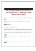 CWB Level 1 Functions of the Inspector Questions And Correct Detailed Answers With  Rationales &lpar;Verified Answers&rpar; &vert;Already Graded A&plus;