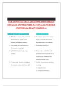 COR 2 UPDATED EXAM QUESTIONS AND CORRECT DETAILED ANSWERS WITH RATIONALES &lpar;VERIFIED ANSWERS&rpar; &vert;ALREADY GRADED A&plus;