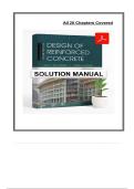 Solution Manual for Design of Reinforced Concrete&comma; 10th Edition &ndash; &lpar;McCormac&comma; 2026&rpar; &vert; All 20 Chapters Covered