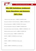 CRJ 200 limitations &lpar;endeavor&rpar; Exam Questions and Answers 100&percnt; Pass