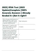 2025 IFDA Test 2025 Update Complete 100- Accurate Answers Already Graded A&plus;Get it right&excl;&excl;