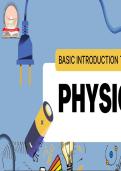 Basic introduction to physicss&period;