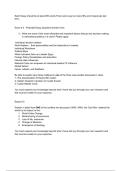 GSU Political Science  POLS 1101- American Government  Exam 2 Study Guide for Essays