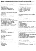 AAPC CPC Chapter 2 Questions and Answers Rated A