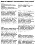 AAPC CPC CHAPTER 7 Test Questions and Answers Rated A