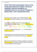 PIPEFITTER STAR EXAM NEWEST 2026 ACTUAL  EXAM QUESTIONS AND CORRECT DETAILED  ANSWERS &lpar;VERIFIED ANSWERS&rpar; ALL  ANSWERED &lbrace;800 Q & A&rcub; ALREADY GRADED A&plus; &vert;  BRAND NEW&excl; &vert; 100&percnt; GUARANTEED PASS 