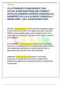 ICLA STANDARD 5 EXAM NEWEST 2026  ACTUAL EXAM QUESTIONS AND CORRECT  DETAILED ANSWERS &lpar;VERIFIED ANSWERS&rpar; ALL  ANSWERED &lbrace;50 Q & A&rcub; ALREADY GRADED A&plus; &vert;  BRAND NEW&excl; &vert; 100&percnt; GUARANTEED PASS 