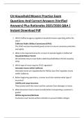 CA Household Movers Practice Exam  Questions And Correct Answers &lpar;Verified  Answers&rpar; Plus Rationales 2025&sol;2026 Q&A &vert;  Instant Download Pdf 
