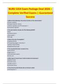 NURS 5354 Exam Package Deal 2026 &ndash;  Complete Verified Exams &vert; Guaranteed  Success