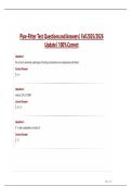 Pipe-Fitter Test Questions and Answers &vert; Fall 2025&sol;2026  Update &vert; 100&percnt; Correct