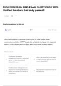 SWM DEQ EXAM 2025 EXAM QUESTIONS &vert; 100&percnt; Verified Solutions &vert; Already passed&excl;&excl;