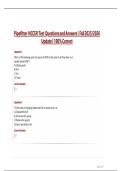 Pipefitter NCCER Test Questions and Answers &vert; Fall 2025&sol;2026  Update &vert; 100&percnt; Correct