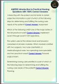 AMEDD Introduction to Practical Nursing  Questions with 100&percnt; Correct Answers