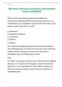 WU Exam 3 Questions and Answers with Complete Solutions UPDATED&excl;&excl;&excl;&period;