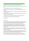 BIO 1500 &lpar;BUSH MIZZOU&rpar; FINAL EXAM QUESTIONS AND ANSWERS ALREADY PASSED