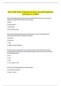 NHA NOW EKG Technician Practice Test 2023 Questions  and Answers verified 