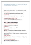 NPS PHLEBOTOMY TEST &vert; QUESTIONS AND ANSWERS &vert; VERIFIED  ANSWERS GRADED A&plus; &vert; LATEST EXAM 