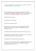 NPS TEST PHLEBOTOMY &vert; QUESTIONS AND ANSWERS &vert; VERIFIED  ANSWERS GRADED A&plus; &vert; LATEST EXAM 