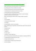 MGT 4330 Final Exam Questions with Verified Solutions Graded A&plus;