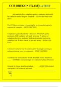 CCB OREGON EXAM QUESTIONS AND ANSWERS 2026