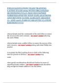 Field Sanitation Team Training 2025 Review Book&colon; Structured Practice Sets & In-Depth Solution Walkthroughs