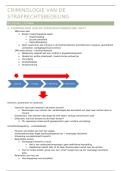 criminologie van de strafrechtsbedeling samenvatting