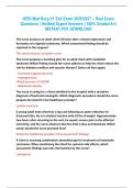 HESI Med Surg V1 Exit Exam 2026&sol;2027 &ndash; Real Exam  Questions &vert; Verified Expert Answers &vert; 100&percnt; Graded A&plus;&vert;  INSTANT PDF DOWNLOAD 