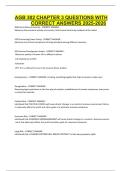 AGB 302 CHAPTER 3 QUESTIONS WITH CORRECT ANSWERS 2025-2026