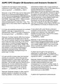 AAPC CPC Chapter 20 Questions and Answers Graded A