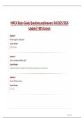 NWCA Study Guide Questions and Answers &vert; Fall 2025&sol;2026 Update &vert; 100&percnt; Correct