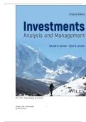 TEST BANK FOR Investments&comma; with eBook Access Code&colon; Analysis and Management 15th Edition by Gerald R&period; Jensen &comma; Tyler K&period; Jensen ISBN&colon;978-1394243785 ALL CHAPTERS COVERED YOUR ULTIMATE GUIDE 100&percnt; VERIFIED A&plus; GRADE ASSURED&excl;&excl;&excl;&excl;&excl;&excl;&excl; NEW LATEST UPDATE&excl;&excl;&excl;&excl;&excl;&excl;&excl;&excl;&excl;