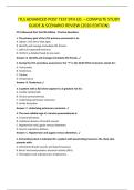 ITLS ADVANCED POST TEST 9TH ED&period; &ndash; COMPLETE STUDY  GUIDE & SCENARIO REVIEW &lpar;2026 EDITION&rpar;
