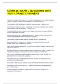COMM 257 EXAM 2 QUESTIONS WITH 100&percnt; CORRECT ANSWERS 