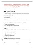 ATI Fundamentals Exam Study Resources &vert; Updated 2025&ndash;2026