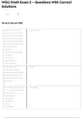WGU D469 Exam 2 &ndash; Questions With Right Solutions