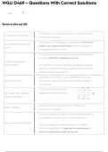 WGU D469 &ndash; Questions With Correct Solutions