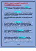 NU110 &ndash; Exam 1 Complete Review with Correct & Verified Answers&period;