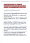 Portage Learning BIO 171 Final Exam  &lpar;2025&sol;2026 Latest Update&rpar; &vert; Complete Exam  Q&A PDF &vert; Accurate & Verified Study Guide