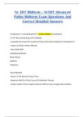 Nr 507 Midterm &sol; Nr507 Advanced Patho Midterm Exam Questions And Correct Detailed Answers