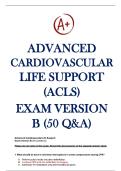 Advanced Cardiovascular Life Support &lpar;ACLS&rpar; Exam - Version B &lpar;50 Q&A&rpar;