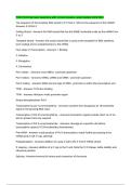 PCB 3134 Final Exam Questions with Correct Answers Latest Update 2025&sol;2026