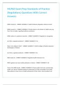 MLPAO Exam Prep Standards of Practice &lpar;Regulations&rpar; Questions With Correct Answers