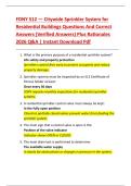 FDNY S12 &mdash; Citywide Sprinkler System for  Residential Buildings Questions And Correct  Answers &lpar;Verified Answers&rpar; Plus Rationales  2026 Q&A &vert; Instant Download Pdf